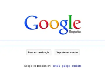 Página principal de Google Página principal de Google