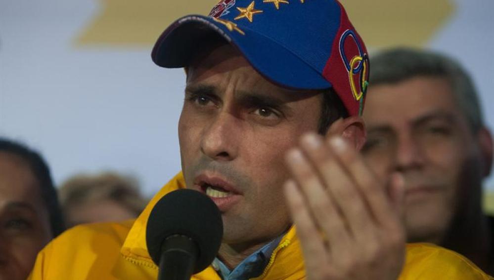 Henrique Capriles, líder de la oposición