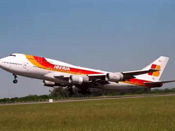 Un avión de Iberia Un avión de Iberia