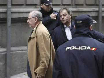 Rodrigo Rato a su llegada a la Audiencia Rodrigo Rato a su llegada a la Audiencia