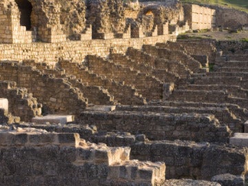 Yacimiento en la ciudad romana de Valeria 