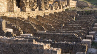Aparece un acueducto romano en las obras de una depuradora