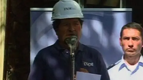 Evo Morales expropia a REE Evo Morales expropia a REE