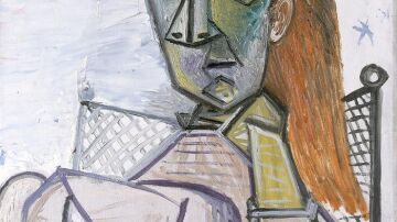 "Femme assise dans un fauteuil" de Pablo Picasso