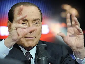 Berlusconi durante una entrevista Berlusconi durante una entrevista