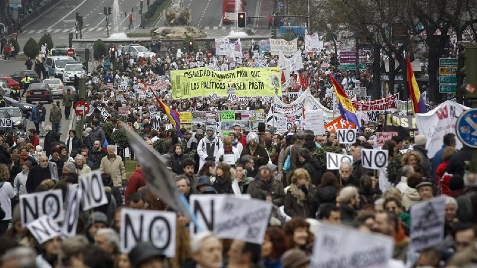 Manifestaci&oacute;n por la sanidad p&uacute;blica (archivo)