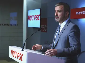 El portavoz del PSC, Jaume Collboni El portavoz del PSC, Jaume Collboni