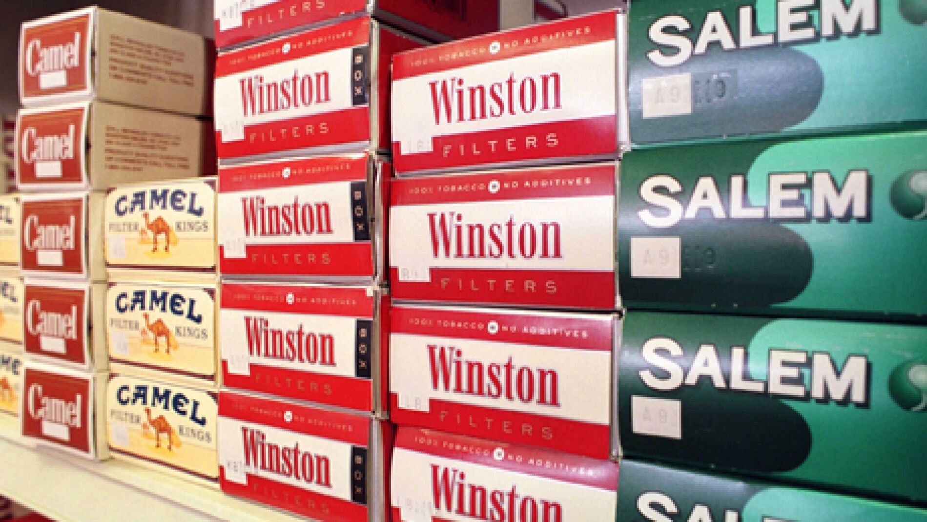 Cajetillas de Winston y Camel