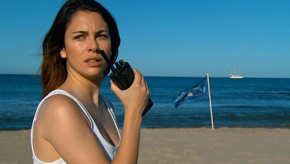 Ainhoa en la playa