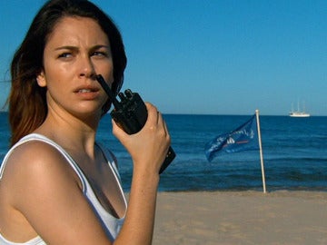 Ainhoa en la playa