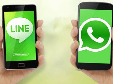 Whatsapp y Line