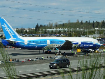 Un avión Boeing 787