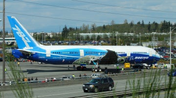 Un avión Boeing 787