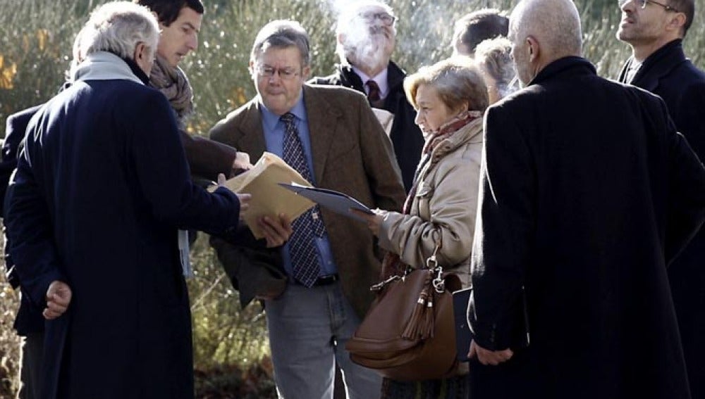 El juez López Palop revisa documentación ante el Madrid Arena