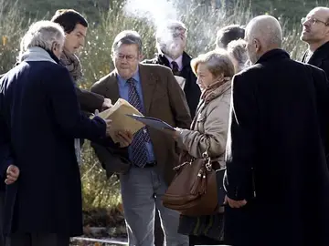 El juez López Palop revisa documentación ante el Madrid Arena El juez López Palop revisa documentación ante el Madrid Arena
