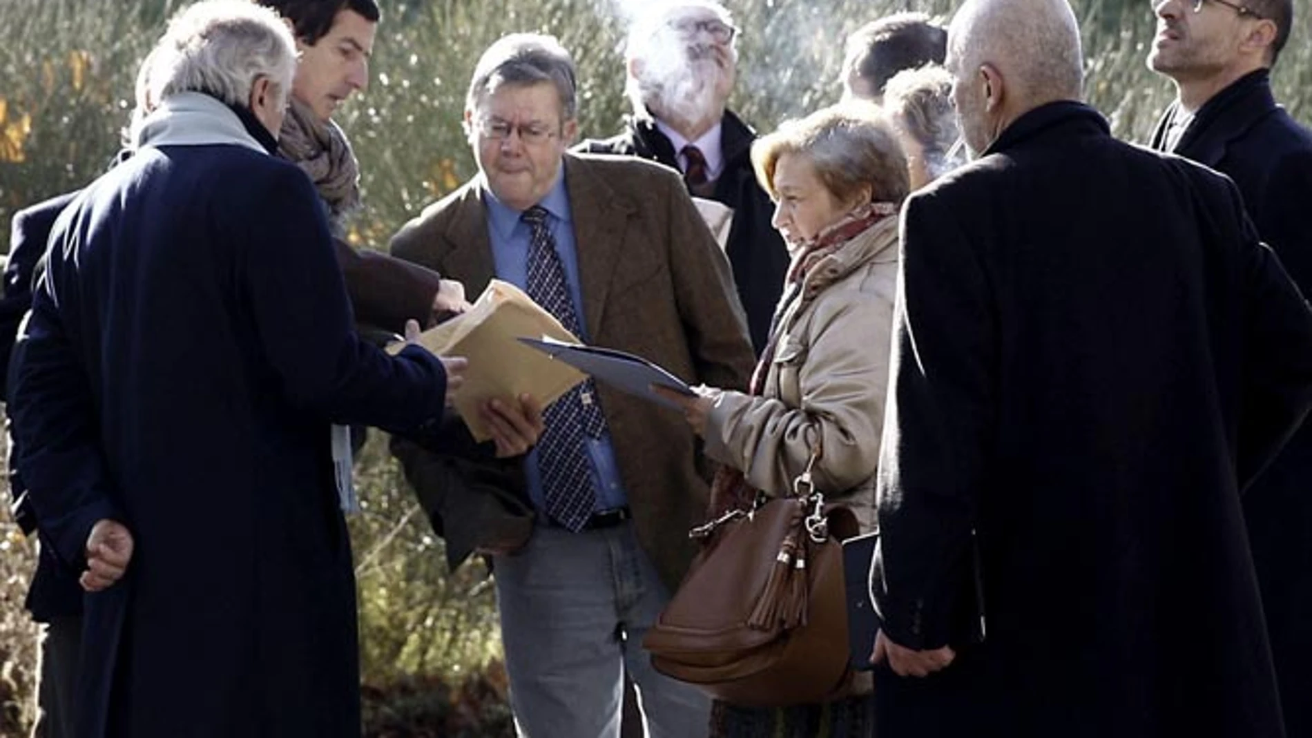 El juez López Palop revisa documentación ante el Madrid Arena El juez López Palop revisa documentación ante el Madrid Arena