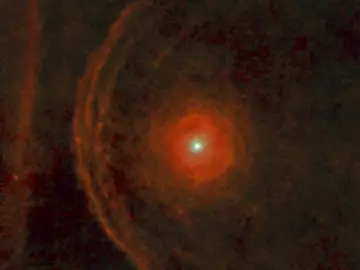 La estrella gigante roja Betelgeuse La estrella gigante roja Betelgeuse