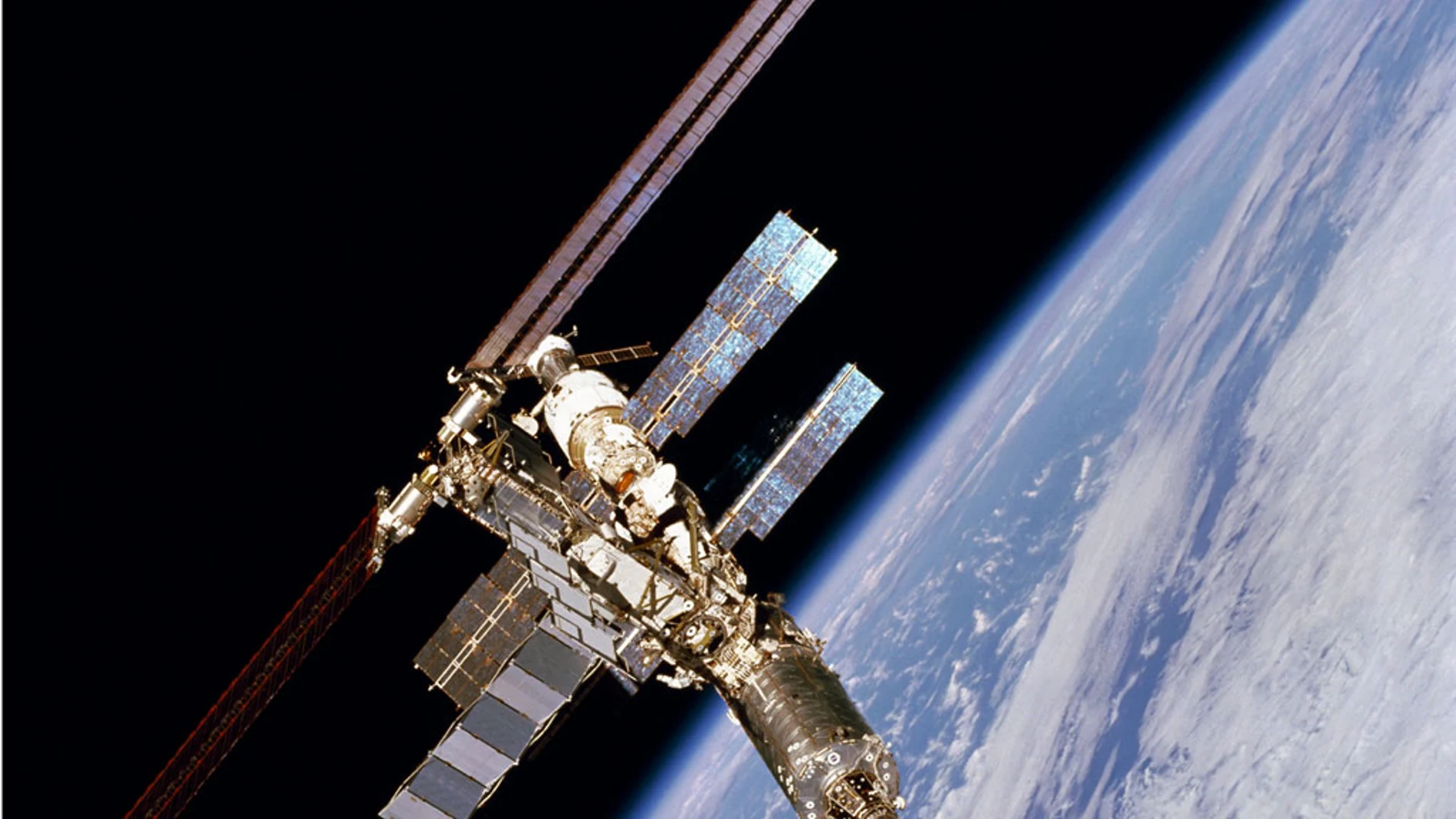 Imagen de un satélite espacial Imagen de un satélite espacial