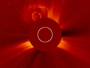 Erupción solar captada por la NASA