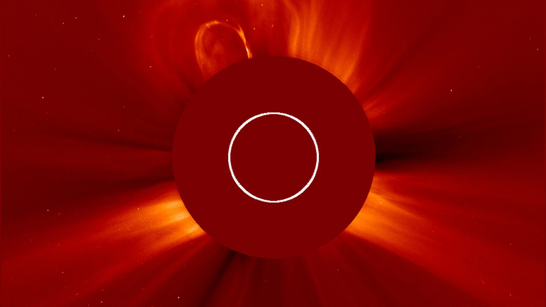 Erupción solar captada por la NASA Erupción solar captada por la NASA