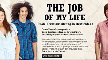 Portal de empleo para jóvenes europeos en Alemania