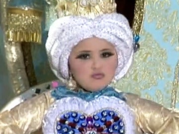 Marta Santana, reina del carnaval infantil