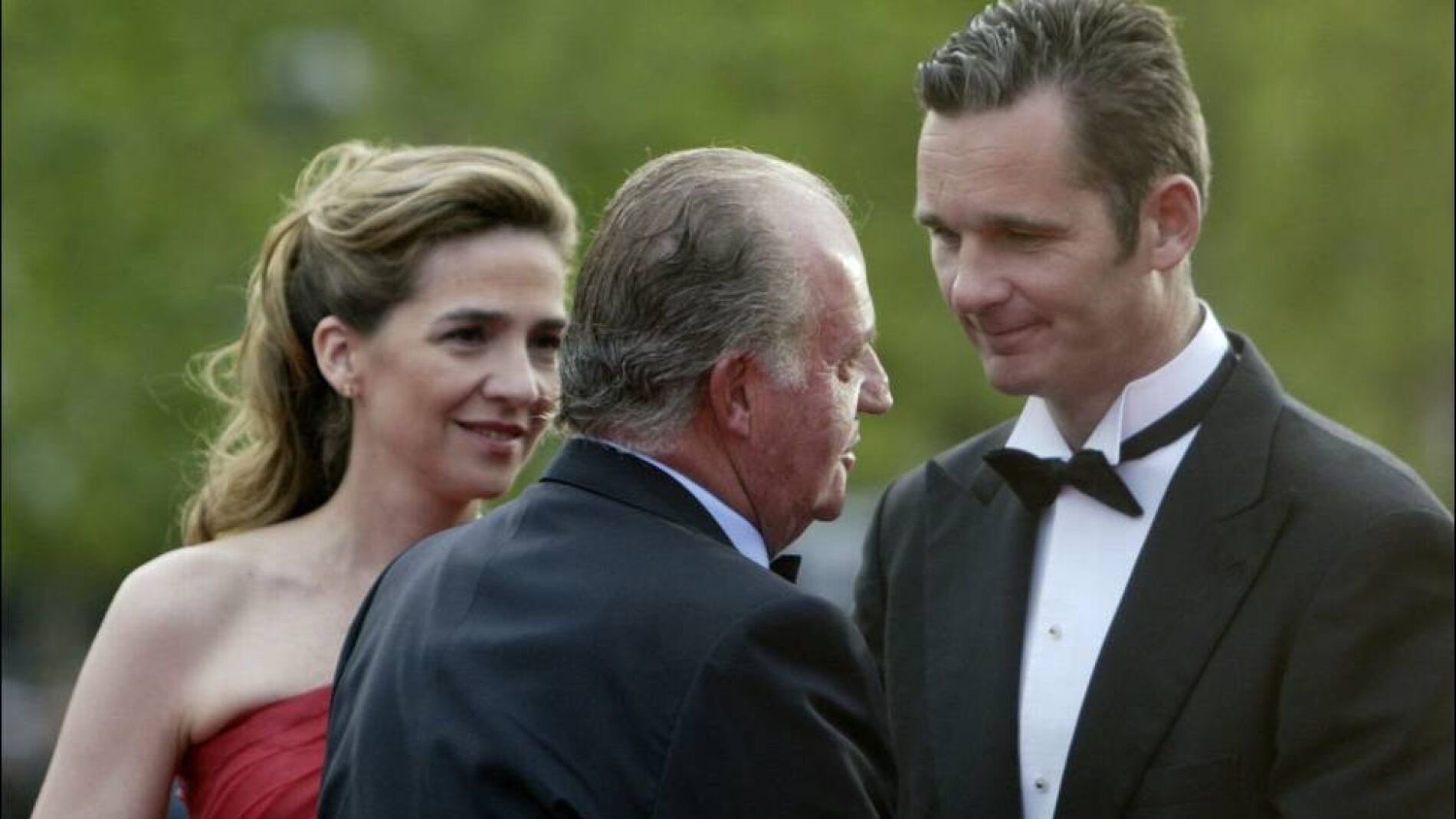 El rey Juan Carlos, la infanta Cristina e I&ntilde;aki Urdangarin