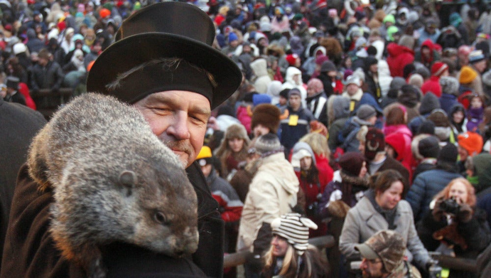 La marmota Phil pronostica que la primavera llegará pronto