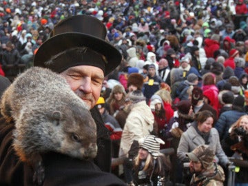 La marmota Phil pronostica que la primavera llegará pronto