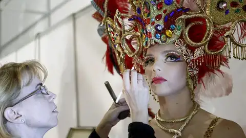 La candidata a reina del Carnaval de Santa Cruz de Tenerife Saida María Prieto, que sufrió quemaduras graves La candidata a reina del Carnaval de Santa Cruz de Tenerife Saida María Prieto, que sufrió quemaduras graves