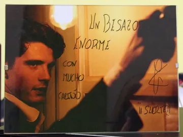 Foto firmada de Yon González Foto firmada de Yon González