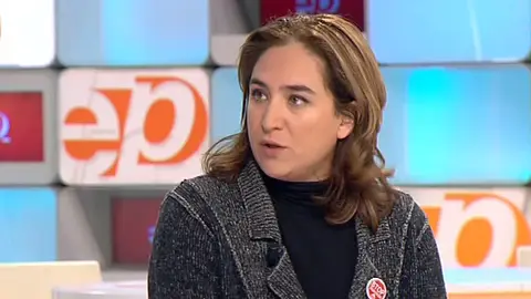 Ada Colau en Espejo Público Ada Colau en Espejo Público