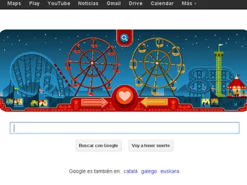 Doodle del Día de los Enamorados Doodle del Día de los Enamorados
