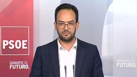 El portavoz del PSOE en el Congreso, Antonio Hernando