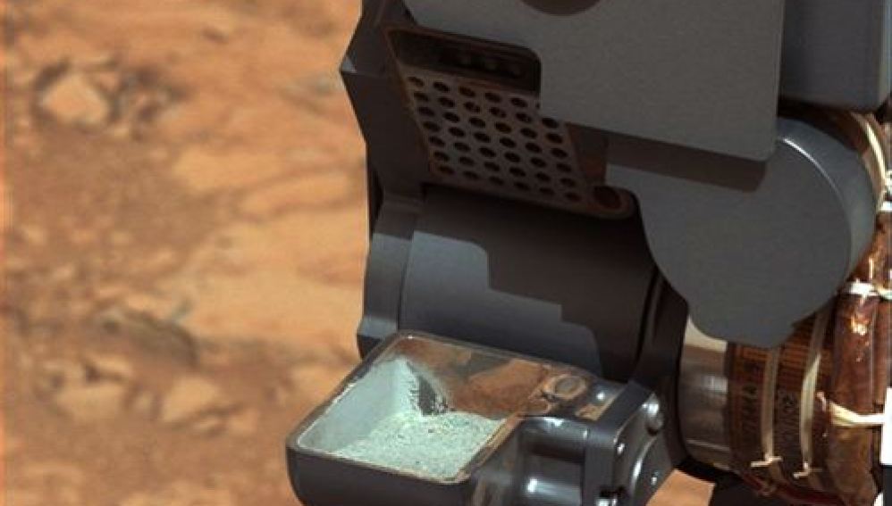 Curiosity ha obtenido las primeras muestras del interior de una roca marciana