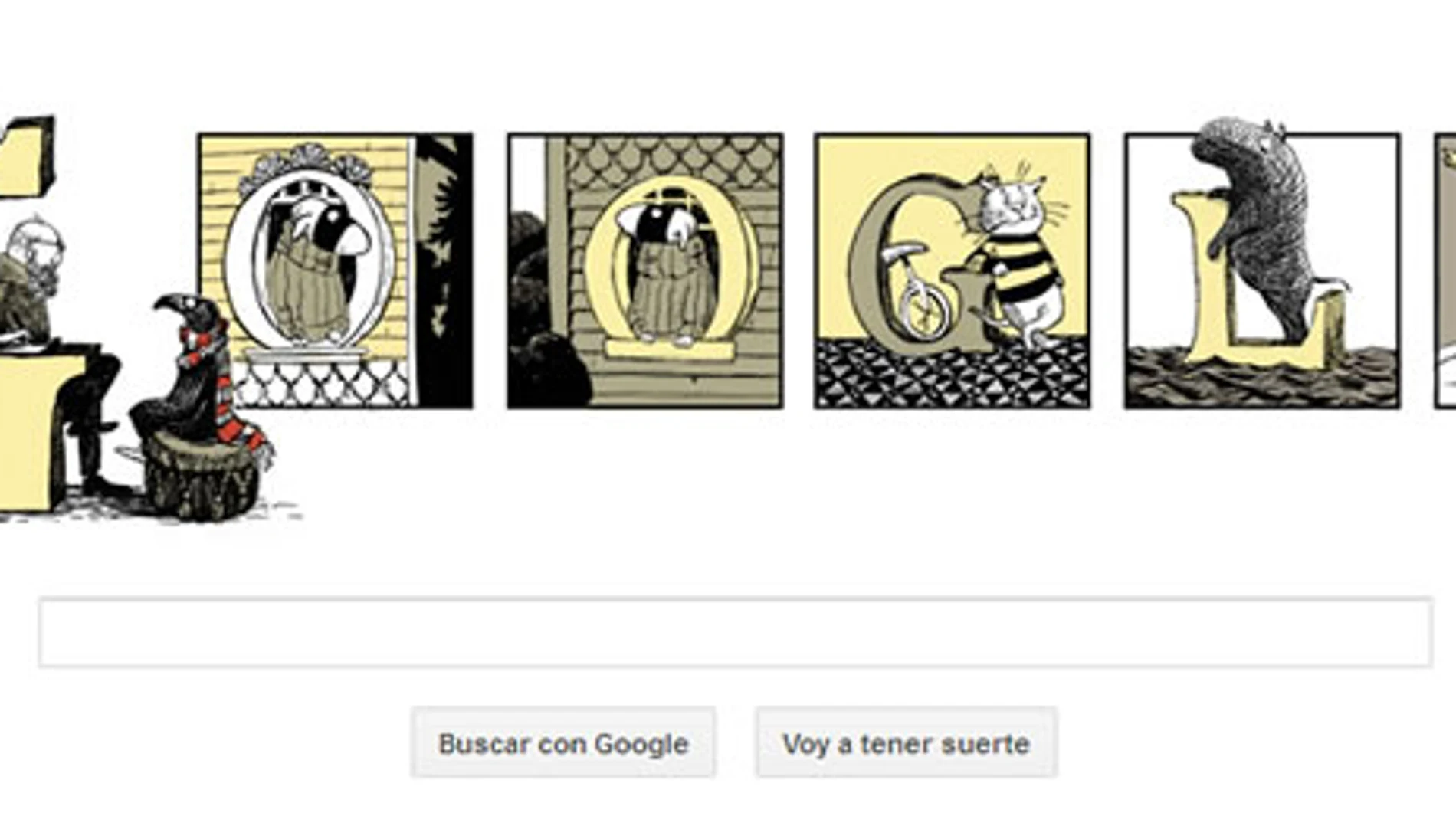 Doodle en homenaje a Edward Gorey Doodle en homenaje a Edward Gorey