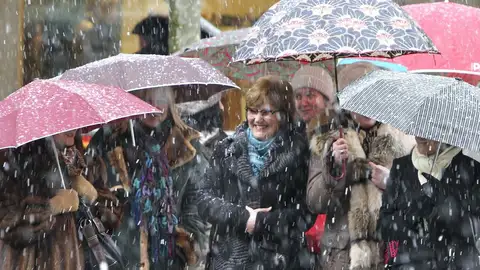 Los termómetros no suben de 0 grados en San Sebastián Los termómetros no suben de 0 grados en San Sebastián