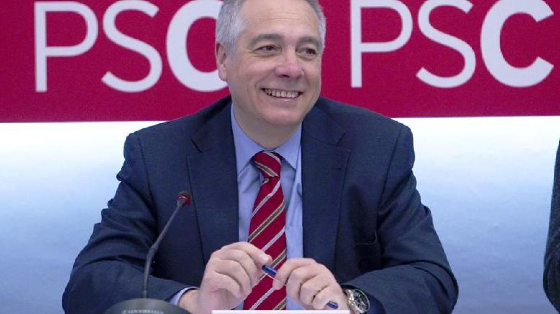 El primer secretario del PSC, Pere Navarro