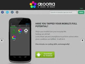 Atooma, la app del año Atooma, la app del año