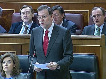 Rajoy en la sesión de control