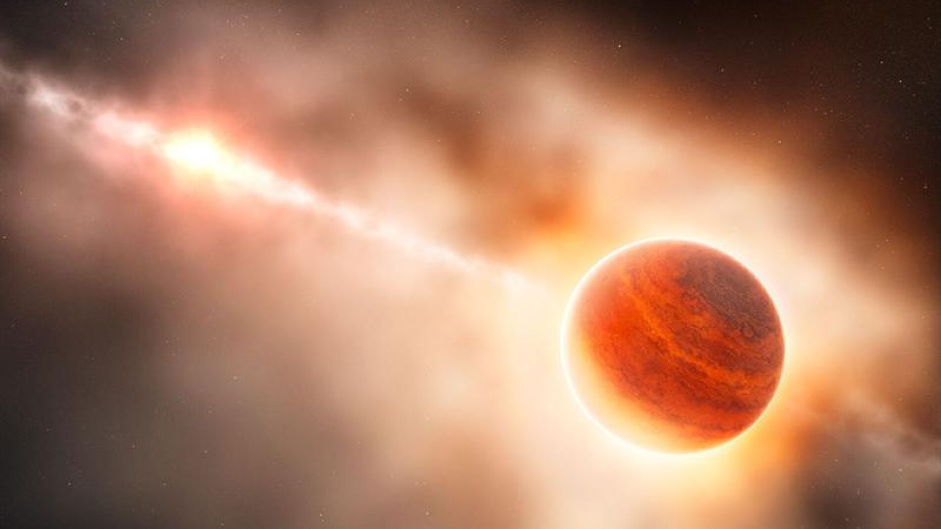 Ilustraci&oacute;n facilitada por el Observatorio Austral Europeo (ESO)