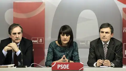 Valeriano Gómez, María González y Pedro Saura Valeriano Gómez, María González y Pedro Saura