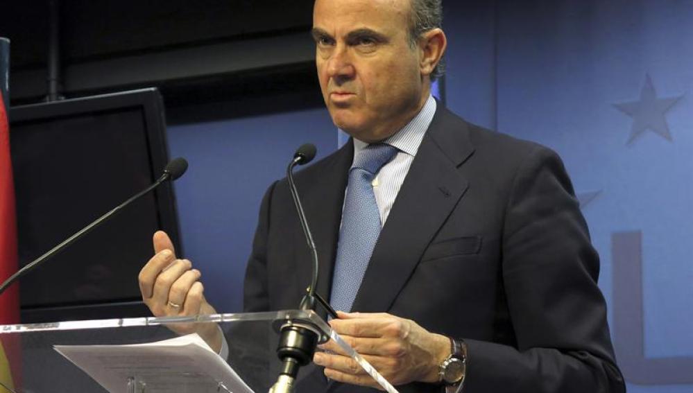 El ministro de Economía, Luis de Guindos