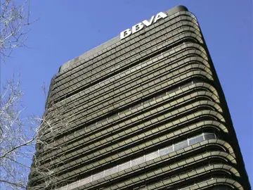 Imagen de la sede madrileña del BBVA Imagen de la sede madrileña del BBVA