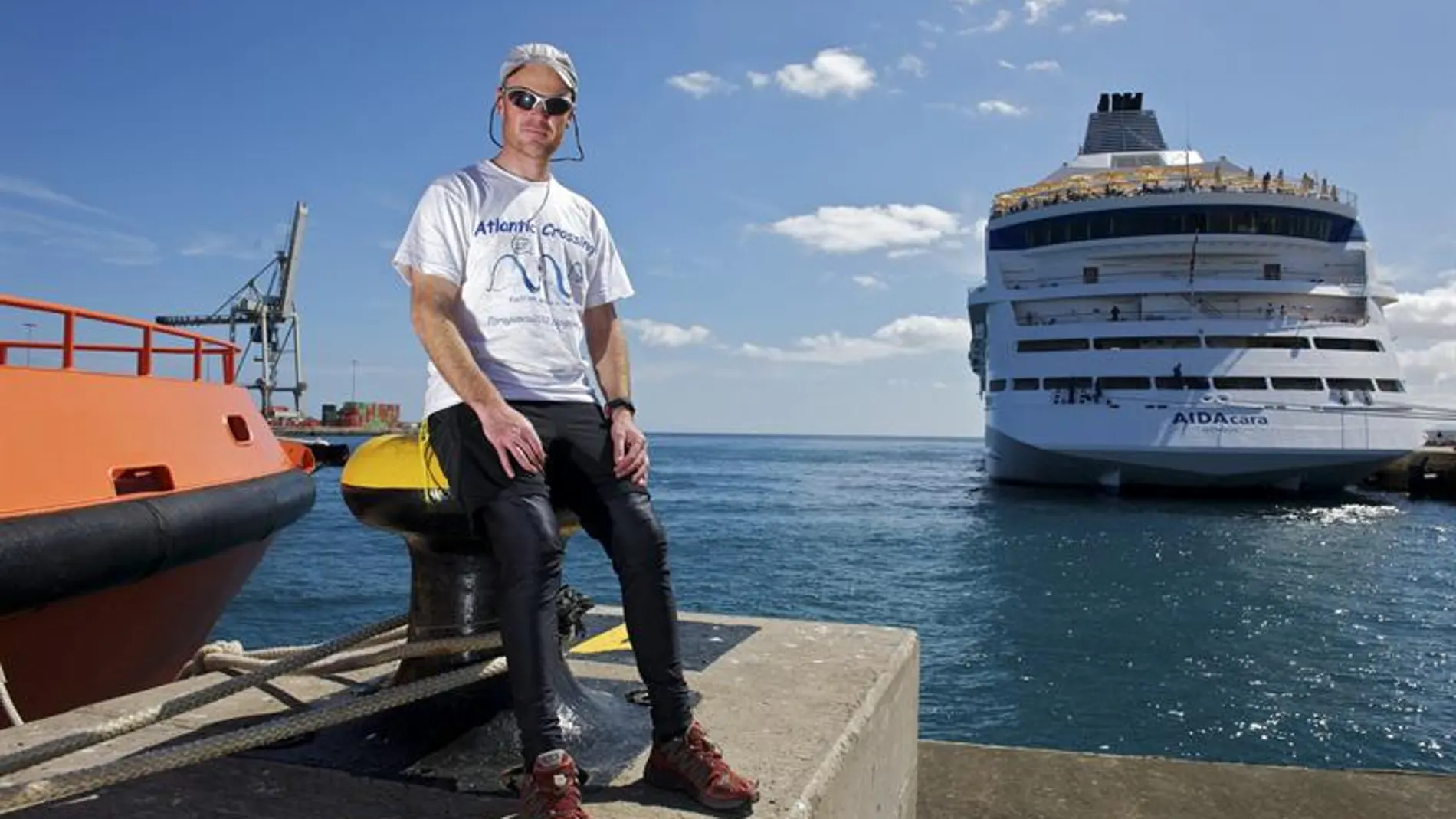José Tavares, el remero portugués que cruza el Atlántico contra el cambio climático José Tavares, el remero portugués que cruza el Atlántico contra el cambio climático