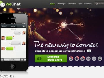 WeChat, nuevo servicio de mensajería