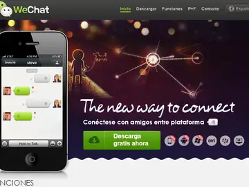 WeChat, nuevo servicio de mensajería WeChat, nuevo servicio de mensajería