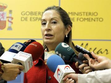 La ministra de Fomento, Ana Pastor