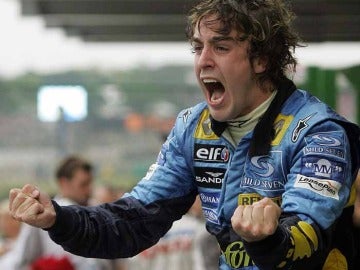 Alonso, campeón con Renault en 2005
