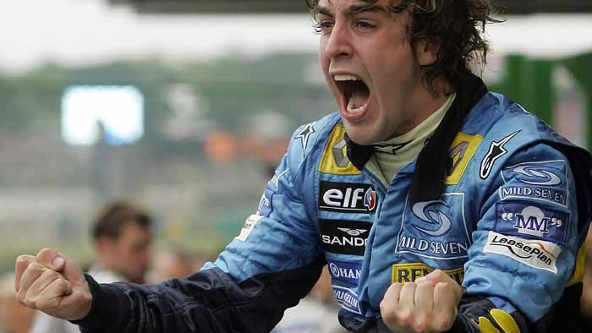 Alonso, campeón con Renault en 2005
